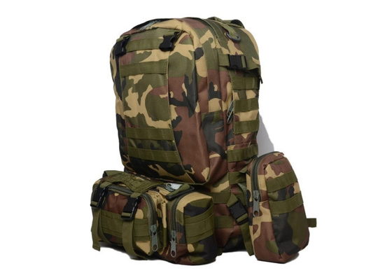 MOLLE Compact Militer Assault Backpack Taktis Peregangan 40L Soft Handle