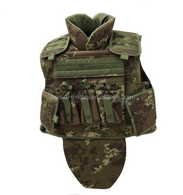 UHMWPE Concealable Stab Proof Army Bullet Proof Vest 9mm Untuk FMJ