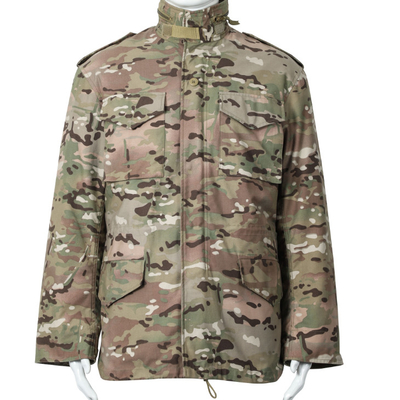 Pakaian taktis Stock M65 Jaket siap kirim jaket hangat CP CAMO dengan jaket tentara lapis dalam