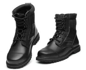 Steel Toe Dan Shank Cap Boots Sepatu Polisi Taktis Ringan