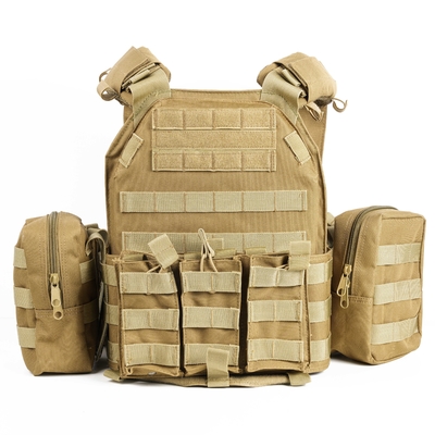 Kekuatan tinggi Military Tactical Bulletproof Vest dengan dukungan OEM dan sampel tersedia