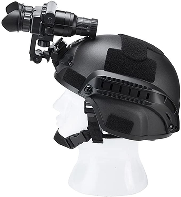 1X 4X Helm Jarak Jauh Dipasang Kamera Kacamata Penglihatan Malam
