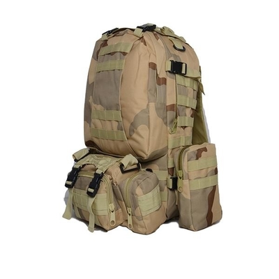 kualitas  40L - 50L Military Tactical Backpack Camouflage Army Molle Rucksack pabrik