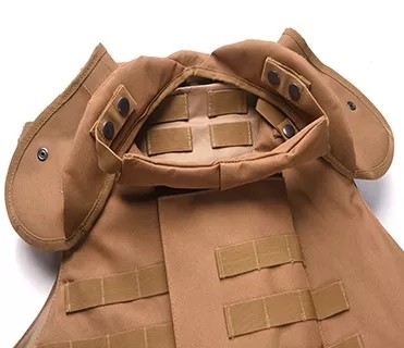 Adjustable Snap Button Military Tactical Bulletproof Vest Stops 9mm/.44 Peluru dengan Soft Trauma Pad