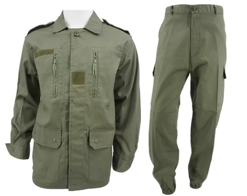 Pakaian Taktis Militer Tahan Api Aramid PE Army Training Dress Dengan Bantalan Siku Dan Lutut
