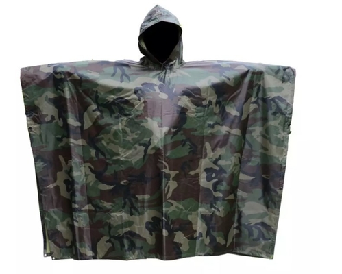 Rain Puncho Taktis Outdoor Gear Polyester Army Jas Hujan Ponco