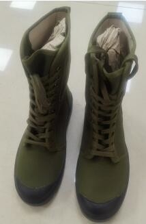 Canvas Combat boot, Taktis Boots Anti Slip boot, bot kanvas militer