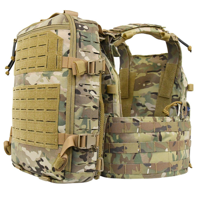 NIJ IIIA Tingkat Perlindungan dan Military Tactical Bulletproof Vest dengan tali bahu yang dapat disesuaikan