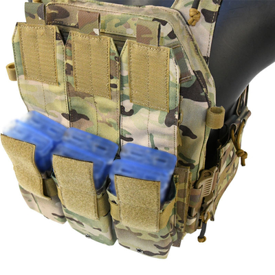 NIJ IIIA Tingkat Perlindungan dan Military Tactical Bulletproof Vest dengan tali bahu yang dapat disesuaikan