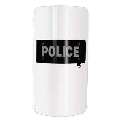 Anti Riot Shield Police Ballistic Pure PC Material Logo Menyesuaikan Didukung