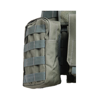 Nylon Combat Taktical Vest Ukuran yang disesuaikan Tali Bahu yang bisa dilepas