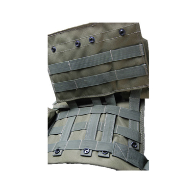 Nylon Combat Taktical Vest Ukuran yang disesuaikan Tali Bahu yang bisa dilepas