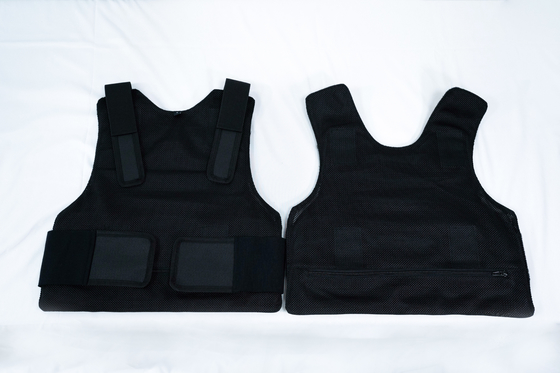 NIJ 0115.00 Vest tahan tusukan dengan potongan perisai serat karbon dilapisi kain aramida