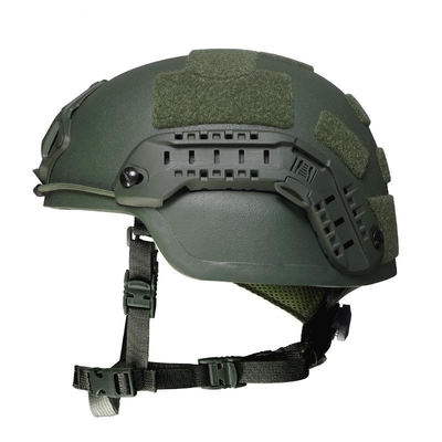 Helm Balistik Taktis Hitam dengan Resistensi Dampak Perlindungan Balistik / Fitur Waterproof