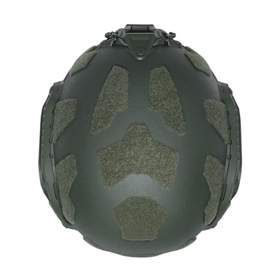 Kekuatan Serat Aramid Helm Tempur Balistik anti peluru Anti Fragmentasi Warna yang dapat disesuaikan