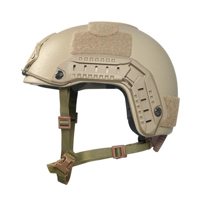 NIJ Tingkat IIIA Anti Bakteri Hitam Helm Balistik Taktis Dengan Perlindungan anti peluru