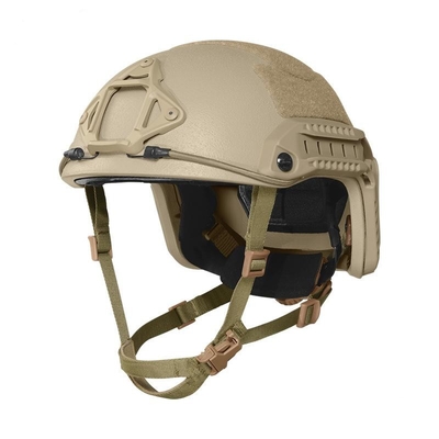 NIJ Tingkat IIIA Anti Bakteri Hitam Helm Balistik Taktis Dengan Perlindungan anti peluru