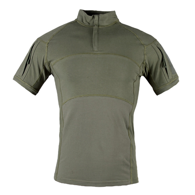 T-shirt Kodok lengan pendek Olahraga Luar Kamping T-shirt Taktis lengan pendek dengan kantong di lengan