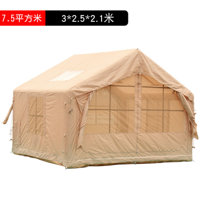 6.3 Meter persegi Self-Driving Tour Dikentalkan Waterproof Camping Tenda Inflatable Outdoor Kabin Inflatable untuk alam liar