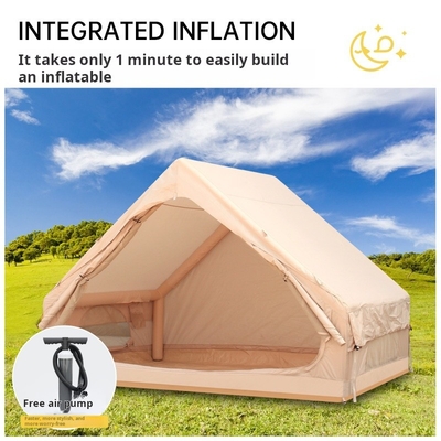 6.3 Meter persegi Self-Driving Tour Dikentalkan Waterproof Camping Tenda Inflatable Outdoor Kabin Inflatable untuk alam liar