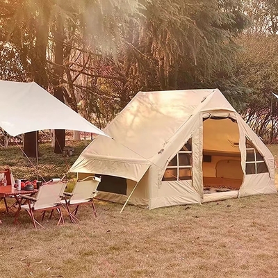 6.3 Meter persegi Self-Driving Tour Dikentalkan Waterproof Camping Tenda Inflatable Outdoor Kabin Inflatable untuk alam liar