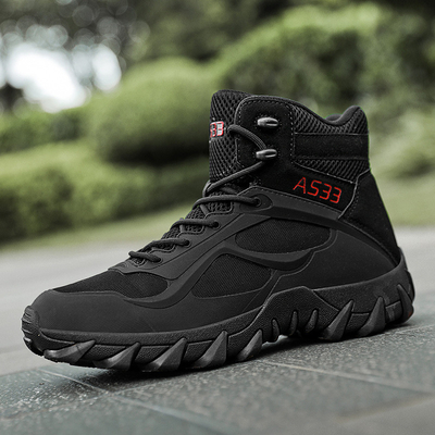 Magnum Trans-Border Ukuran Besar Sepatu Taktis Bernafas Untuk Pasukan Khusus Di Luar Ruang High-Top Hiking Pelatihan tahan lama