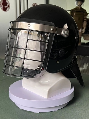 Helm Perlengkapan Perlindungan Wajah Penuh untuk Petugas Pemberontakan dengan Visor