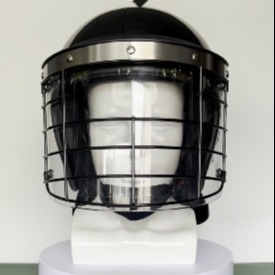 Helm Perlengkapan Perlindungan Wajah Penuh untuk Petugas Pemberontakan dengan Visor