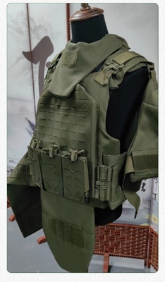 Removable Shoulder Strap Combat Tactical Vest dengan sistem Molle dan tali pinggang yang dapat disesuaikan