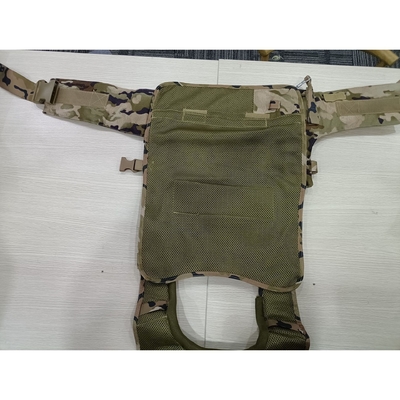 Removable Shoulder Strap Combat Tactical Vest dengan sistem Molle dan tali pinggang yang dapat disesuaikan