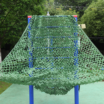 150D 210D Double-layer Polyester tahan kamuflase Net Outdoor Mobil dihiasi Outdoor Sunshade Net