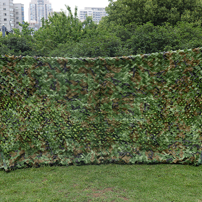 150D 210D Double-layer Polyester tahan kamuflase Net Outdoor Mobil dihiasi Outdoor Sunshade Net