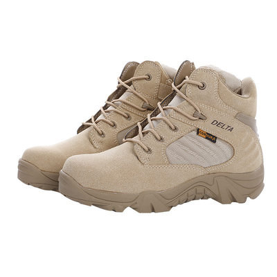 Taktis Waterproof Pria Boots Outdoor Desert Shoes Combat Ankle Hiking Boots