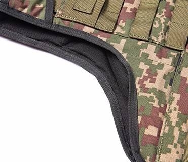 NIJ III bersertifikat rompi antipeluru dengan tali bahu yang dapat disesuaikan