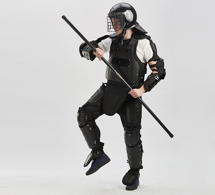 2024 Baru Full Defense Hitam kaku Flame Retardant Riot Suit Anti Hit Suit Keamanan Riot Suit