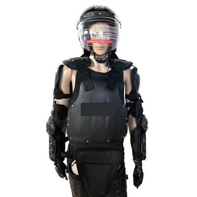 2024 Baru Full Defense Hitam kaku Flame Retardant Riot Suit Anti Hit Suit Keamanan Riot Suit