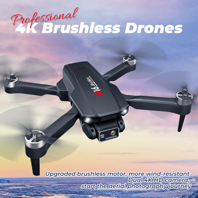 H16 Mini RC Drone HD Kamera Wifi Fpv Brushless Foldable Quadcopter Profesional Drone Mainan untuk Anak-anak 14Y+