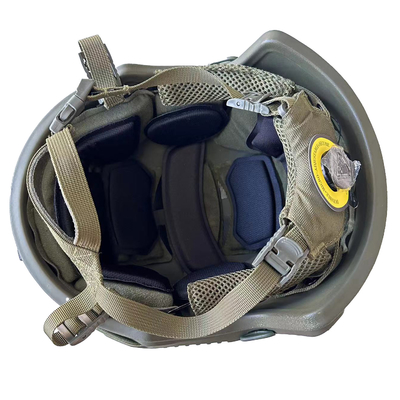 FAST Helm NIJ IIIA Kevlar Balistik Balistik Taktis Ukuran Besar High Cut Helm Hijau Angkatan Darat