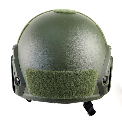 FAST Helm NIJ IIIA Kevlar Balistik Balistik Taktis Ukuran Besar High Cut Helm Hijau Angkatan Darat