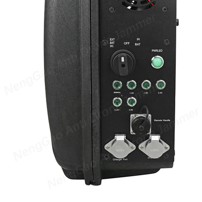 Peralatan Pertahanan Drone Kelas Profesional Anti Drone Jammer Backpack untuk Penegakan Hukum