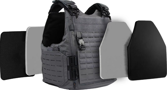 Tingkat III A Resistensi UV Retardant Api Bulletproof Vest dengan daya tahan dan ketahanan kimia