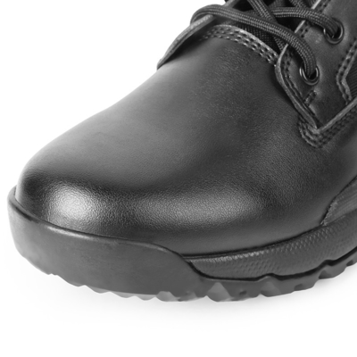 Sepatu tempur kulit tahan geser dengan alas karet penyerap kejut