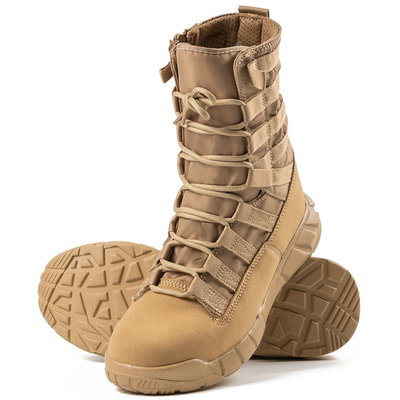 Sepatu tempur taktis profesional untuk penegak hukum dan militer yang terbuat dari lapisan kapas kulit