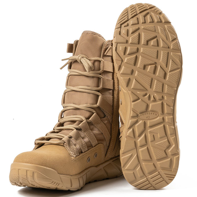 Sepatu tempur taktis profesional untuk penegak hukum dan militer yang terbuat dari lapisan kapas kulit