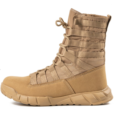Sepatu tempur taktis profesional untuk penegak hukum dan militer yang terbuat dari lapisan kapas kulit