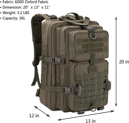 10L Quick Release Buckle Kasus Pertolongan Pertama Taktis / Tas Pertolongan Pertama Taktis dengan pita reflektif