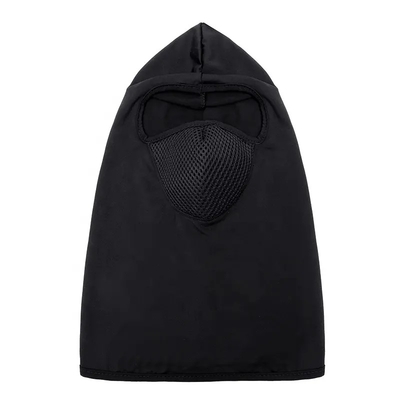 Topeng Wajah Balaclava Taktis Hitam Balaclava Taktis Custom untuk Pria olahraga perjalanan luar ruangan