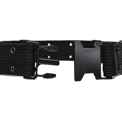 Hitam Rilis Cepat Luar Waterproof PP Custom Webbing Sabuk Taktis Untuk Pria Latihan Taktis Olahraga Luar Ruang Dan Wisata