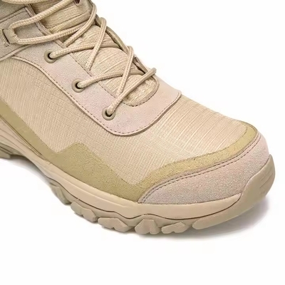 Khaki Waterproof Anti-slip Nyaman Taktis Untuk Latihan Hiking Outdoor Training Boots Untuk Pria