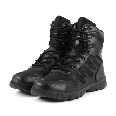 Sepatu militer taktis pria Sepatu tempur gurun pria Sepatu hiking dan sepatu pergelangan kaki.